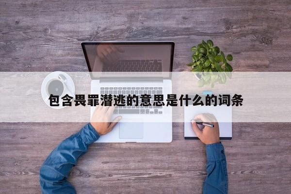 包含畏罪潜逃的意思是什么的词条